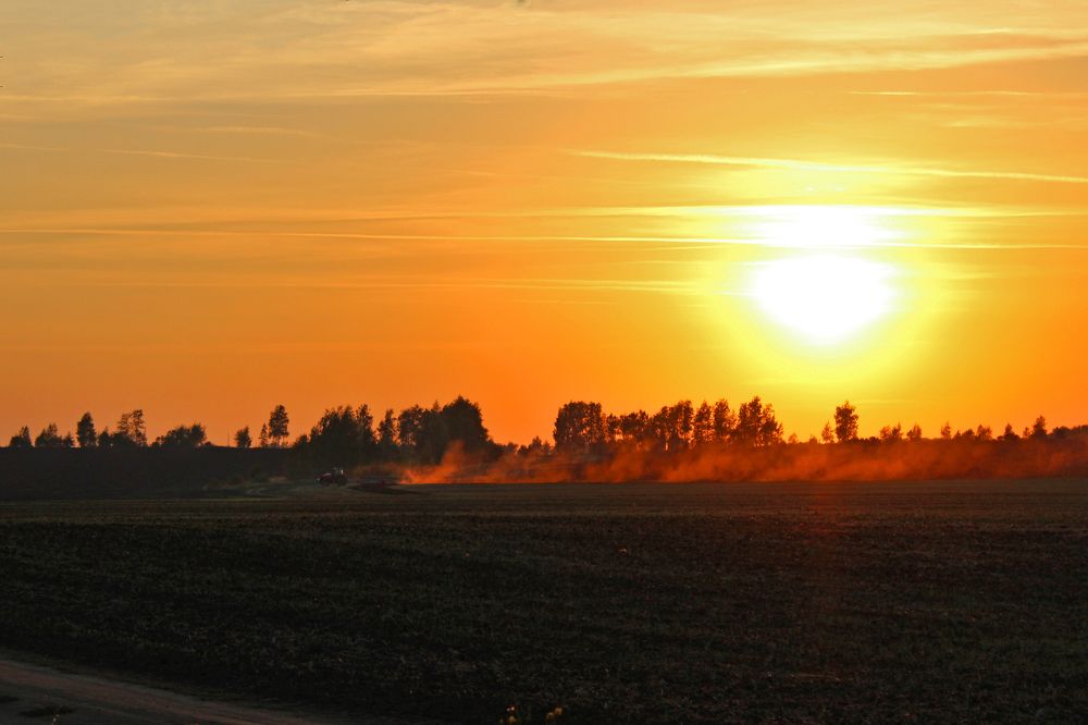 Осень. Работа на полях