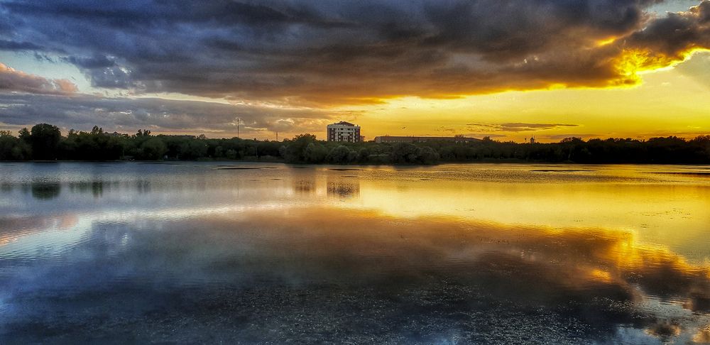 Закат в Караганде