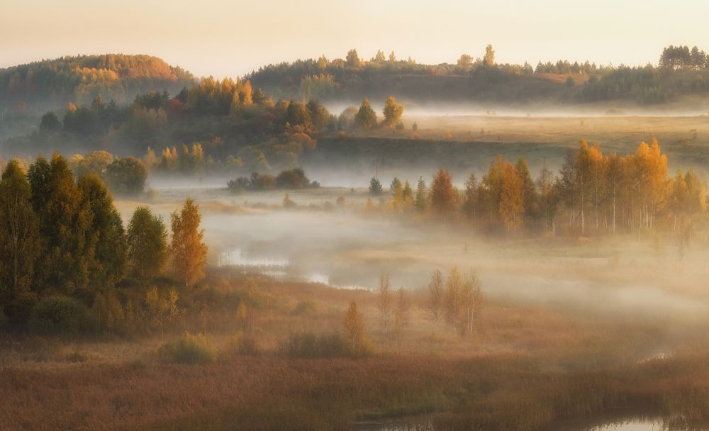 Утро в долине.