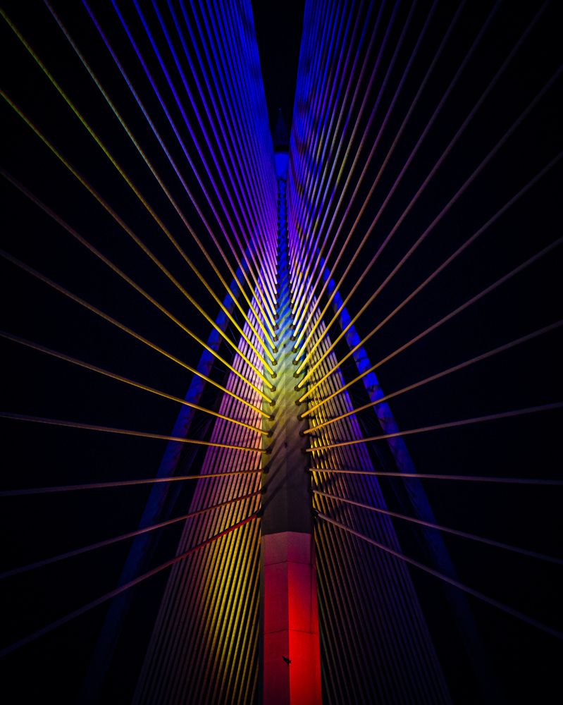 Colourful bridge