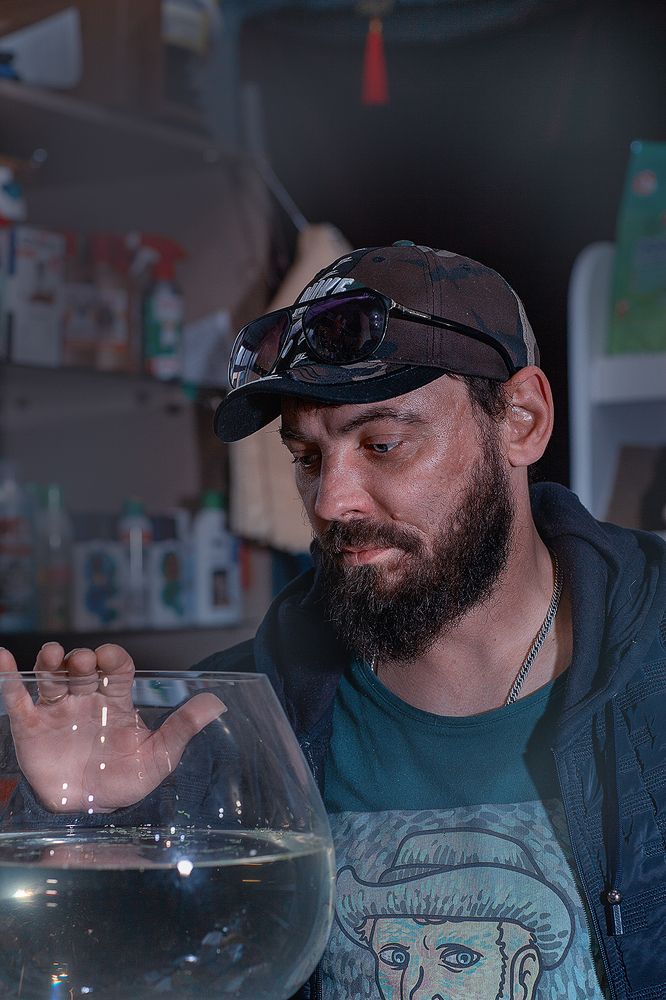 Рюмка водки.