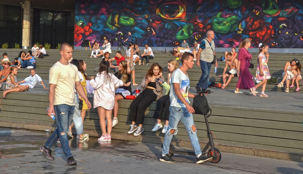 Летний день в парке.