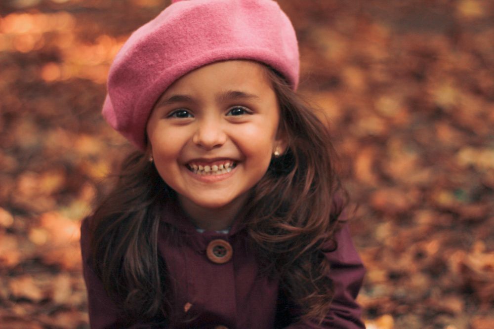 Листочная девочка (так назвала модель)