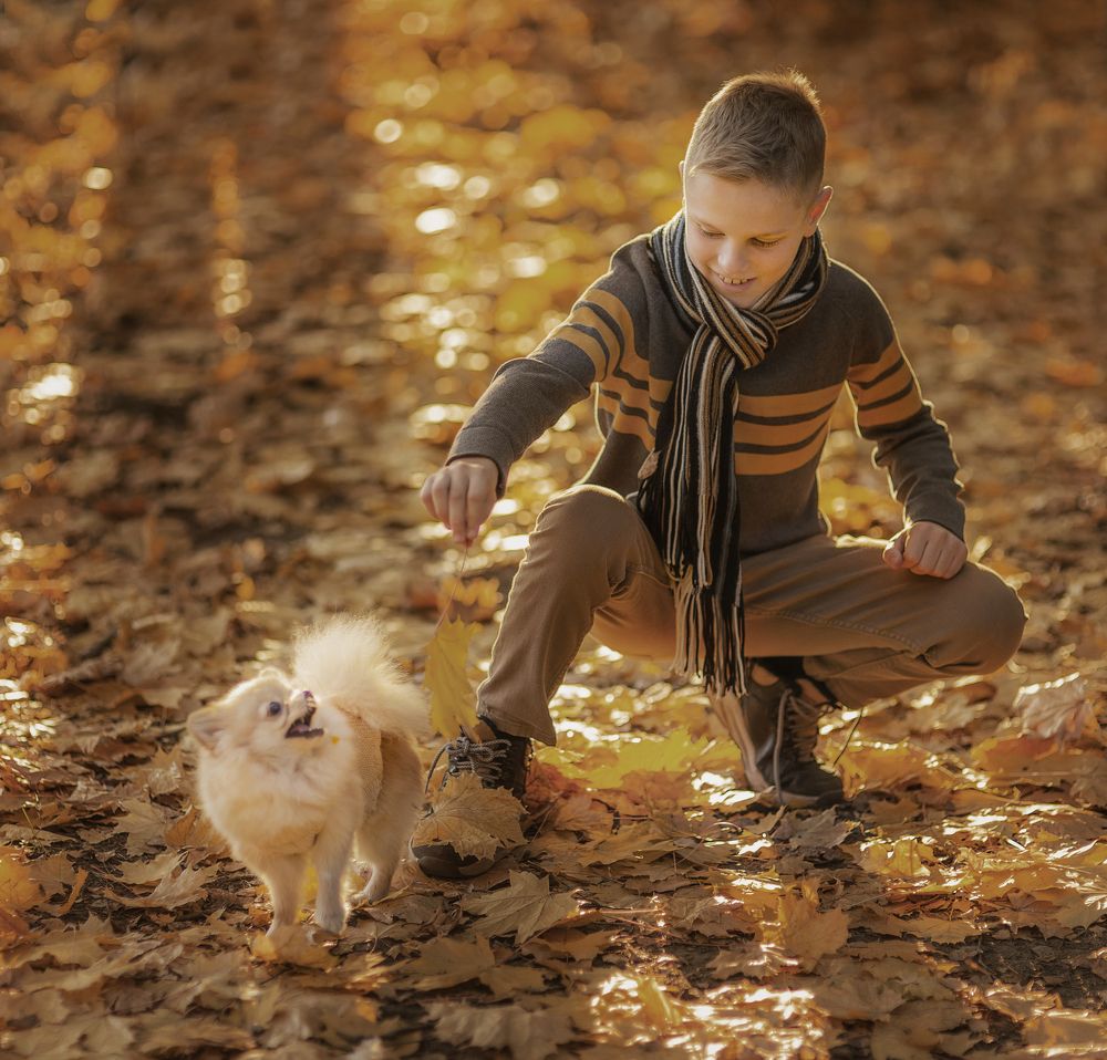 Мальчик с собачкой