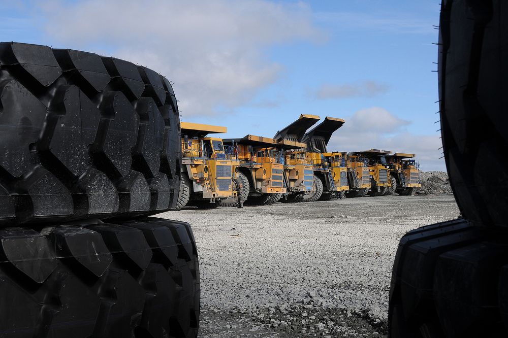 Карьерные трудяги отдыхают