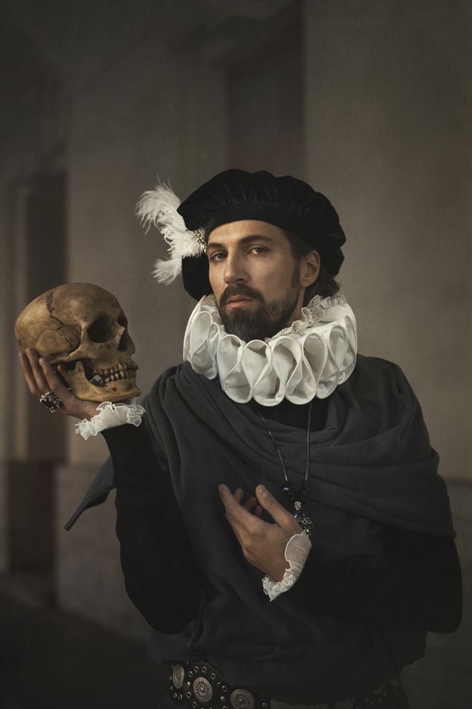 Портрет в старинном стиле