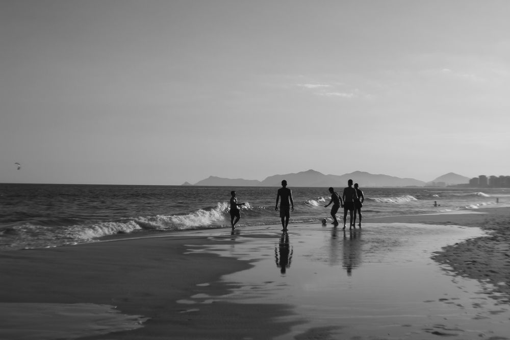 Beaches after quarantine. June 2020