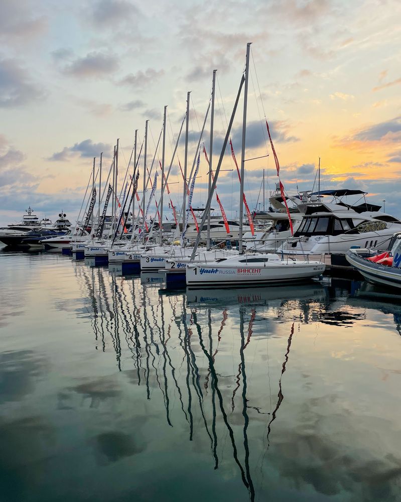 Закат в городе С