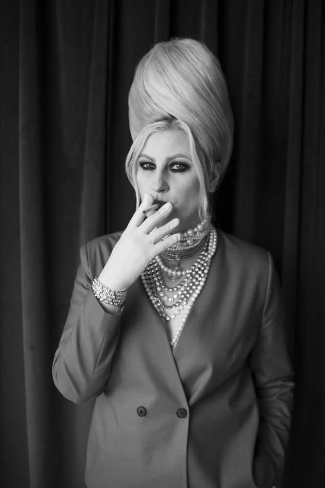 Woman with cigarette