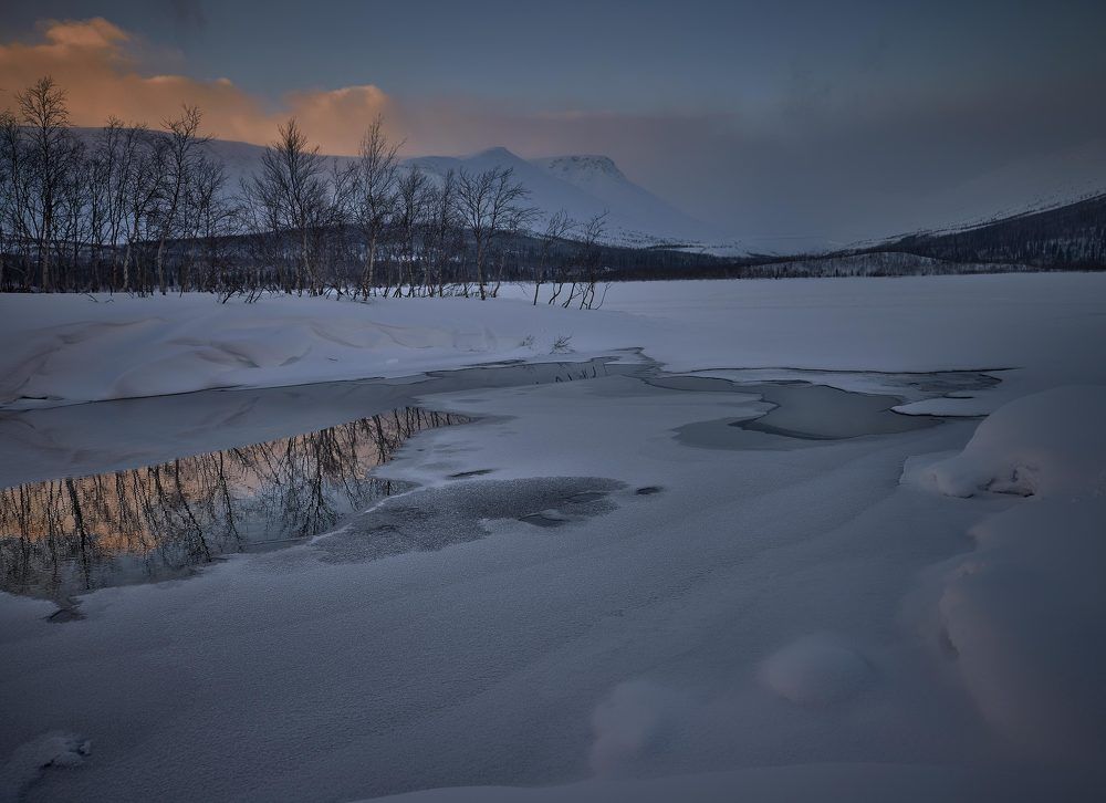 Март в Хибинах.