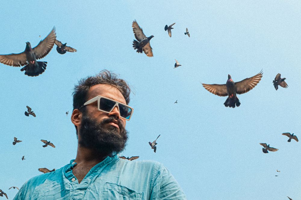 Man With Peace Of Mind.