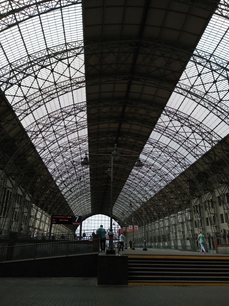 Шуховский металло-стеклянный дебаркадер