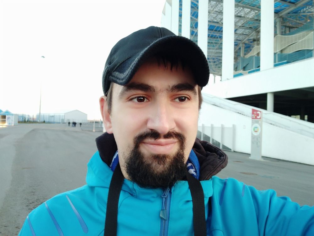 Селфи на стадионе