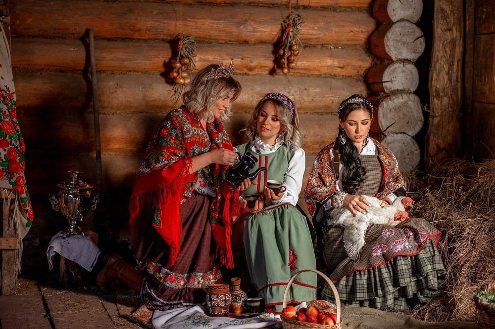 Деревенские красавицы на современный лад