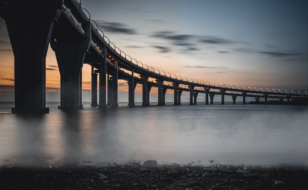 На заходе дня