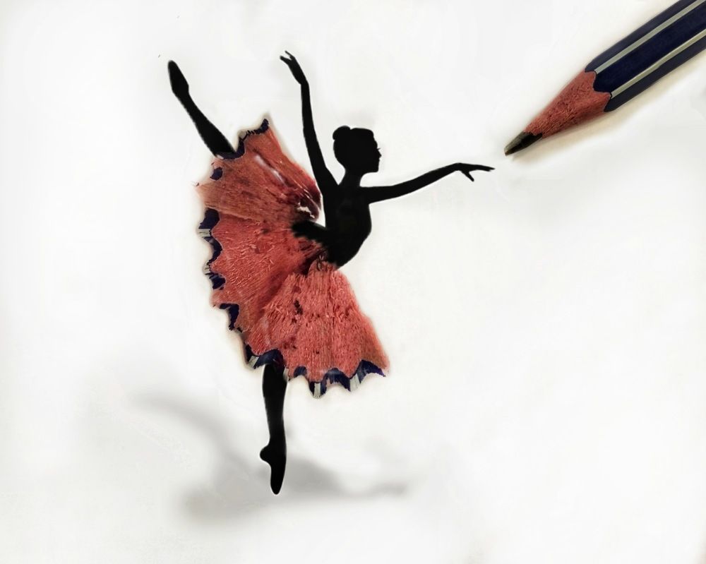 Балерина и карандаш