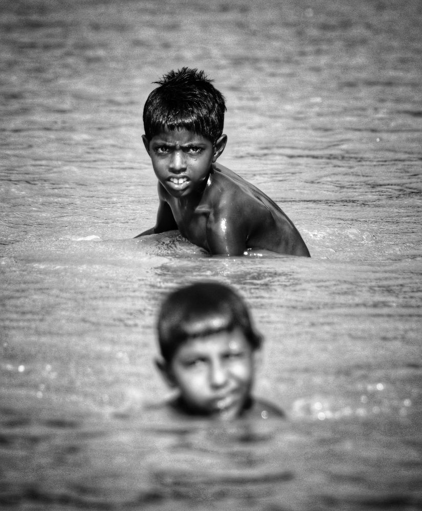 Two boys with two different point of view