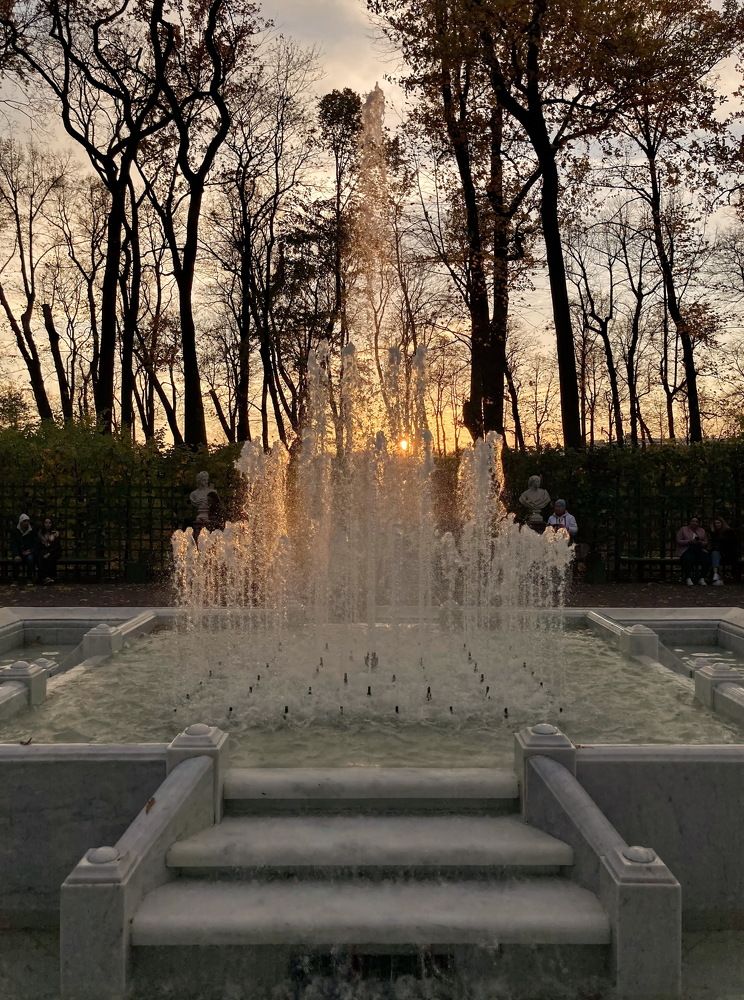 Вечер в Летнем саду