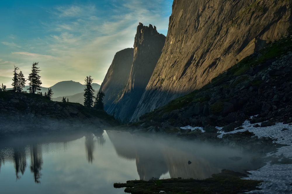 Утро на Черном озере