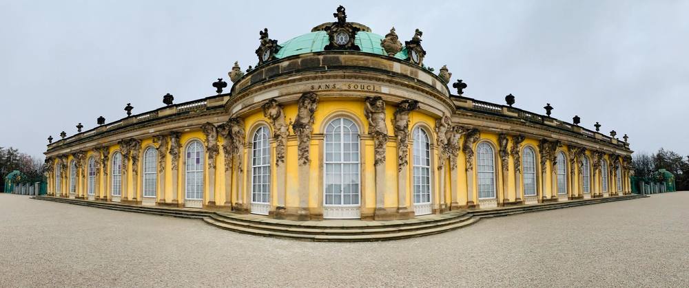 Потсдамский Версаль в феврале