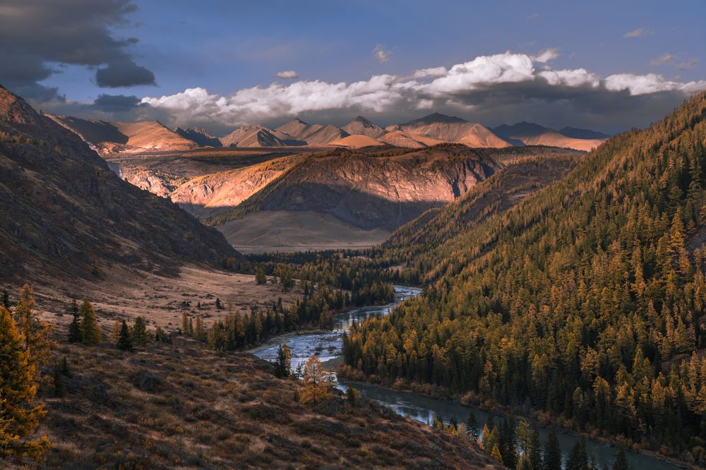 Свет уходящего солнца