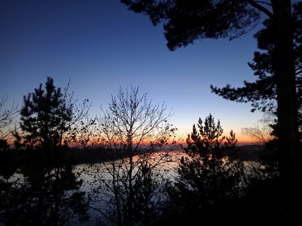 Закат над Томью