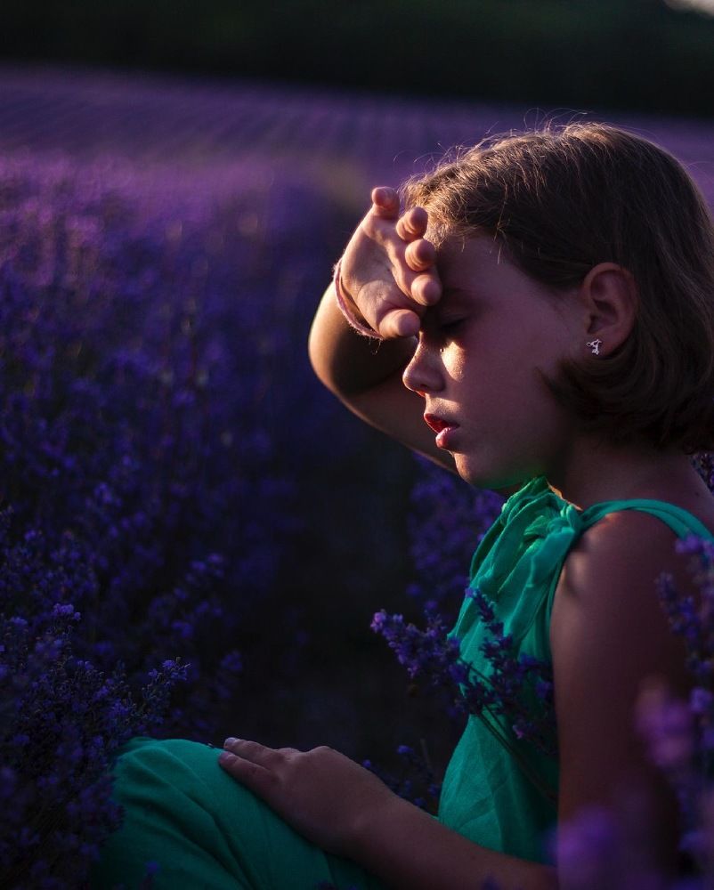 Сборщица лаванды