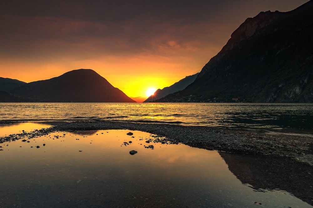 dreamy lake lugano