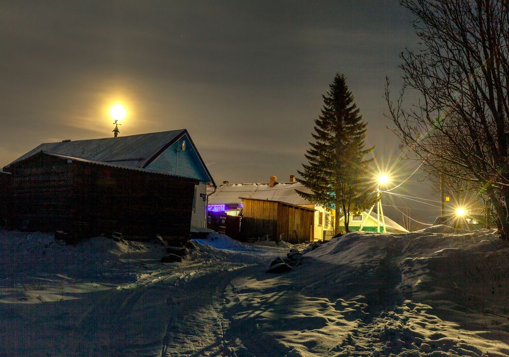 Лунная ночь.