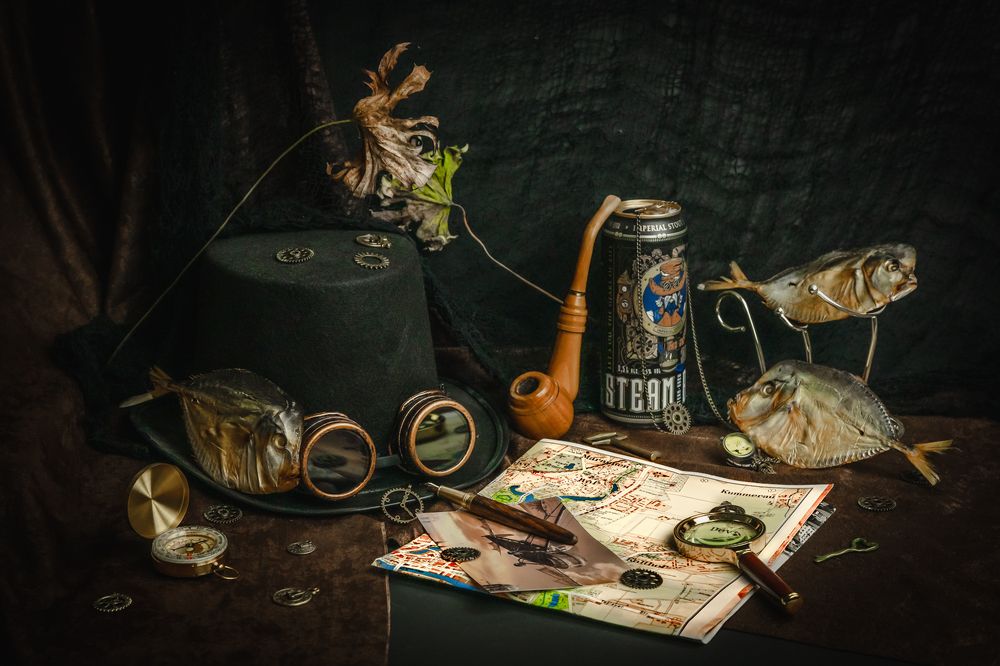Steampunk still life