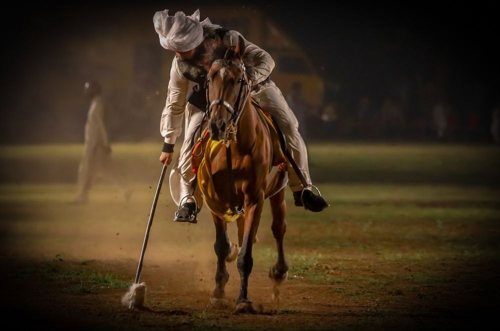Tent Pegging