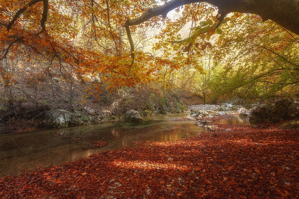Октябрь в Большом каньоне Крыма.