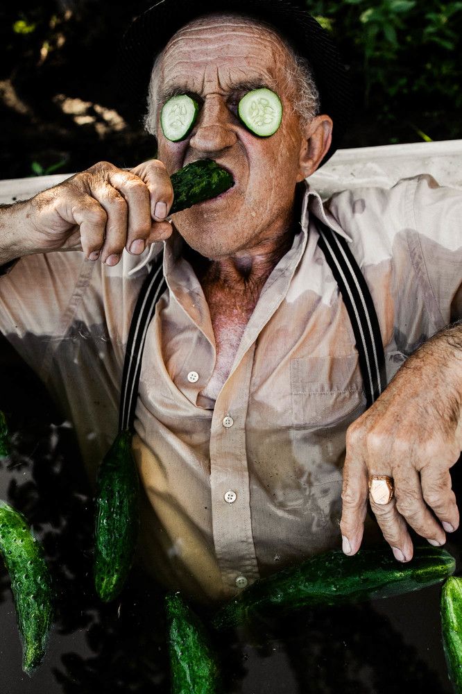 Дачный релакс деда