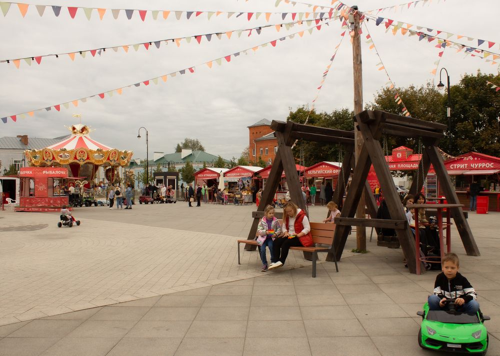 Ярмарка на Житной площади в Коломне