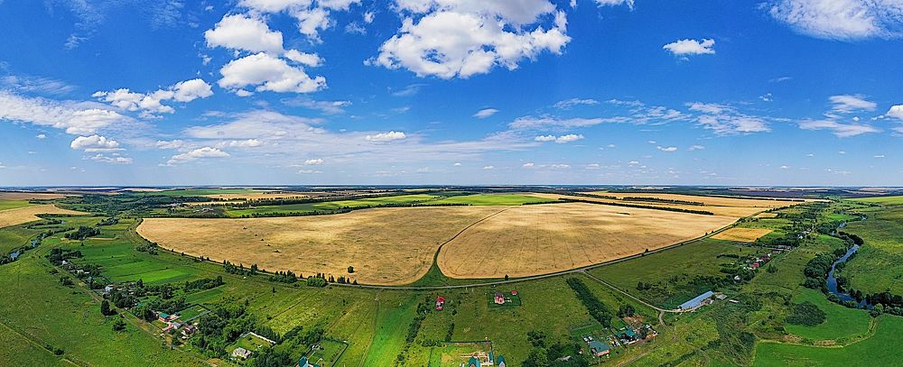 Куликово поле с высоты птичьего полета