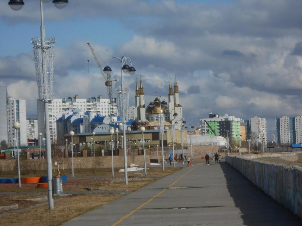 Набережная реки Обь