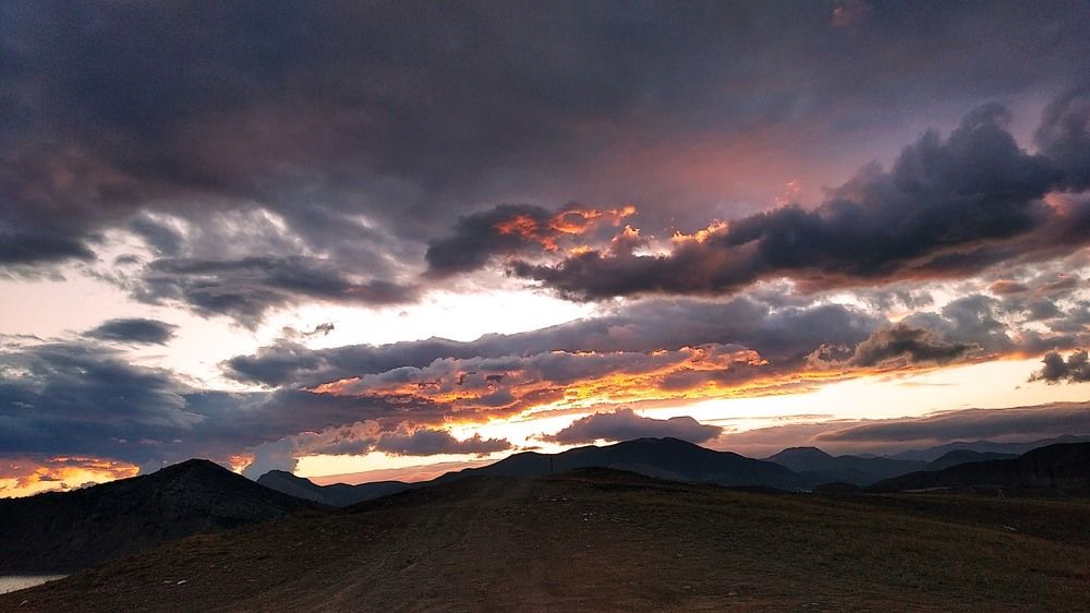 Фантастические краски заката