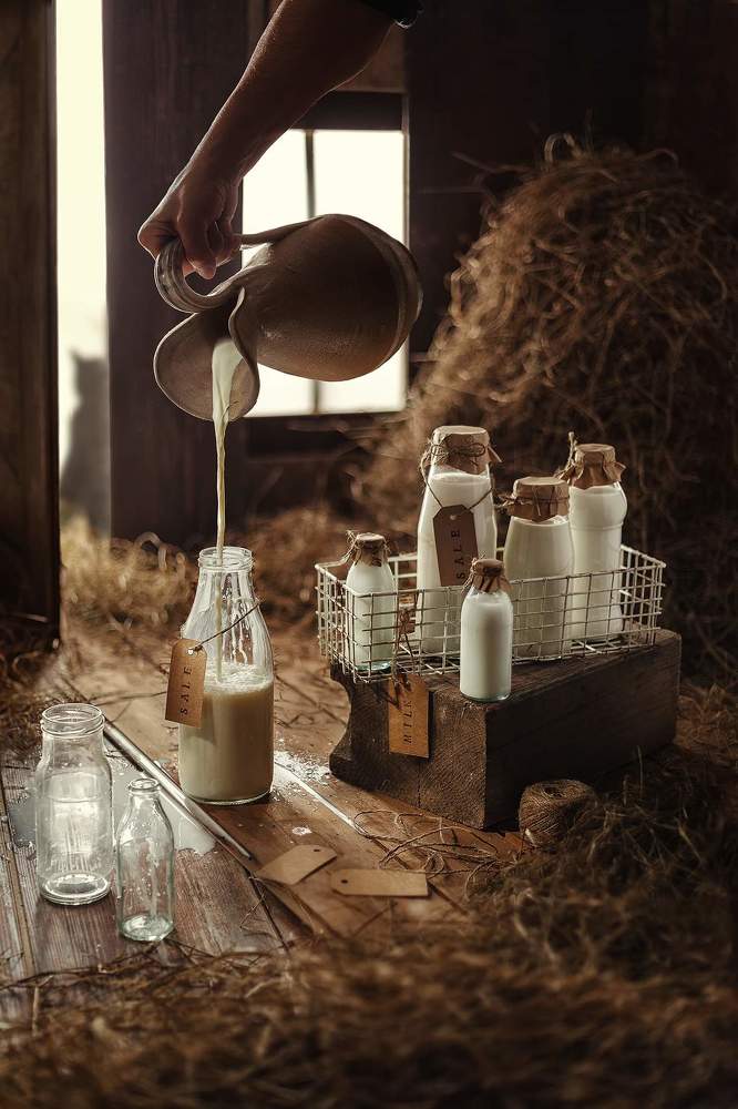 Распродажа молока