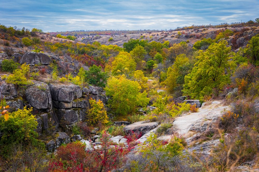 Autumn Arbuzinka canyon