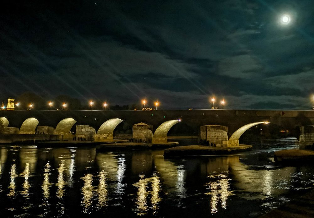 Дунай ночью.