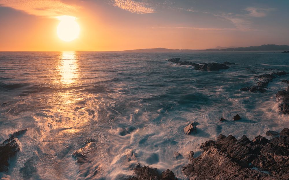 Magic sunset colours