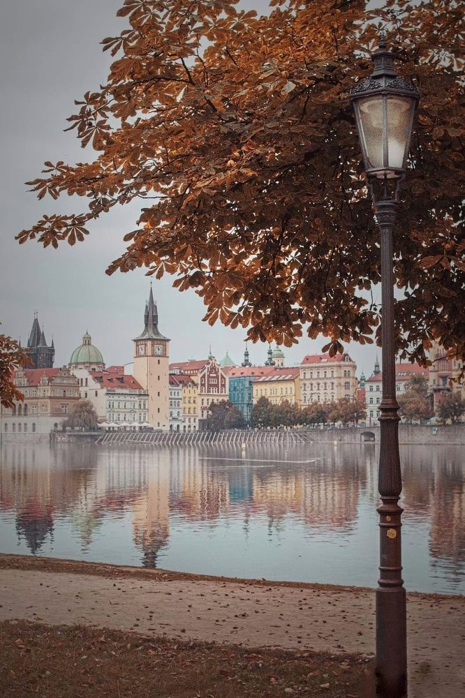 Novotny footbridge in Prague