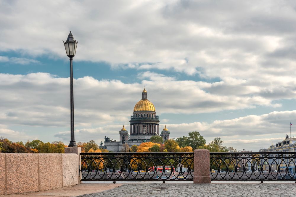 Осенний Петербург. Исаакиевский собор.