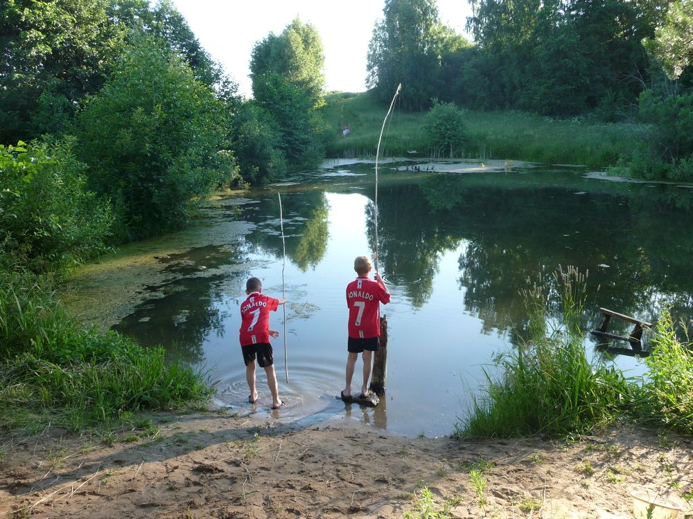 Рыбалка вдвоём.