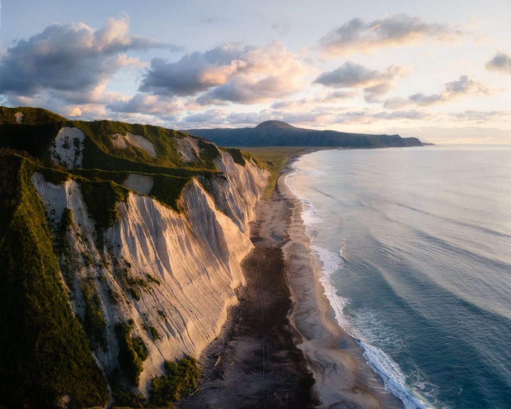 Белые скалы и Тихий океан