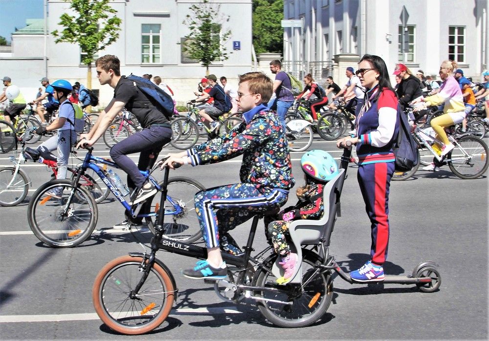 Вело-пробег в Москве
