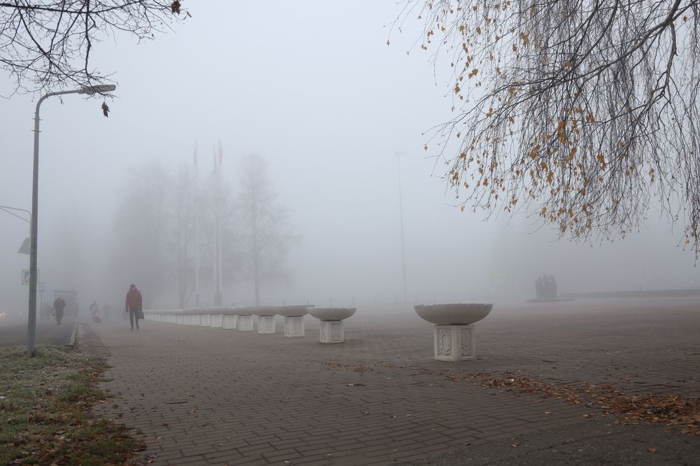 Туман в городе