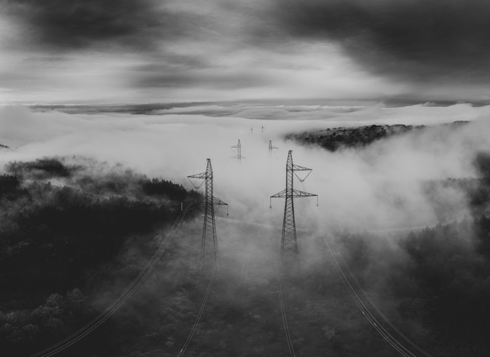 Electric Mist B&W