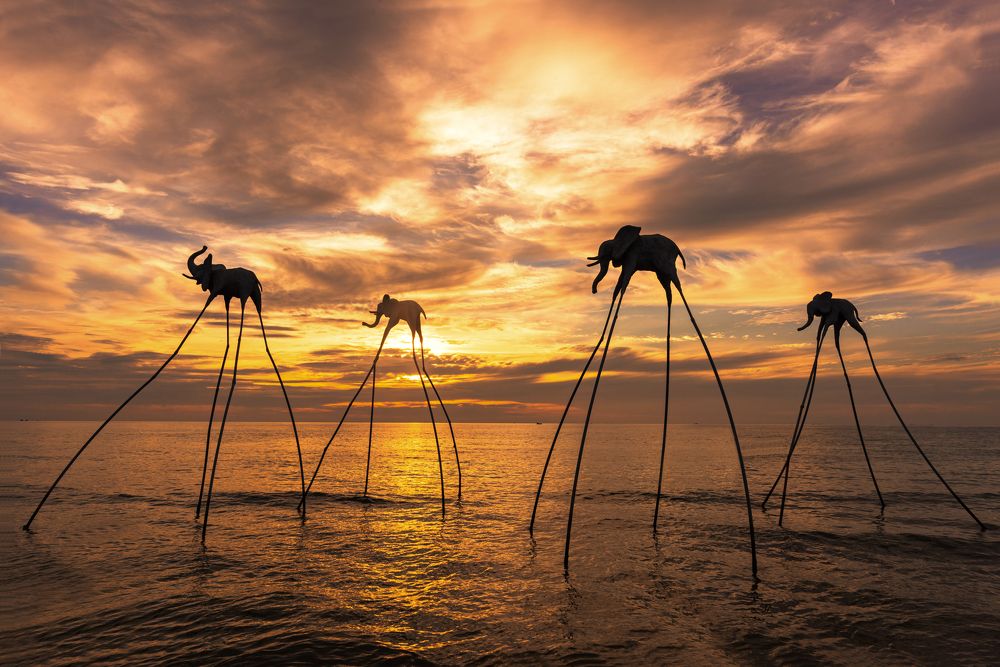 Sunset in The Phu Quoc island