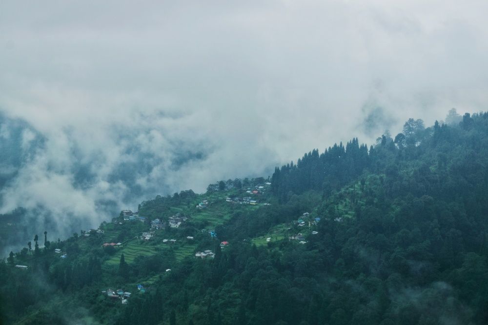 Foggy Himalayas